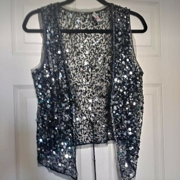 sparkly vest